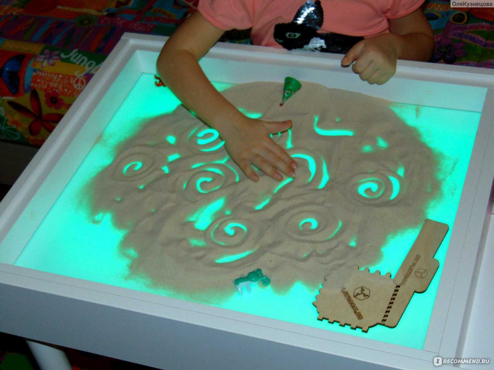 Световые песочницы myplayroom: детские столы-песочницы 7 в 1 и другие модели для рисования песком, отзывы
