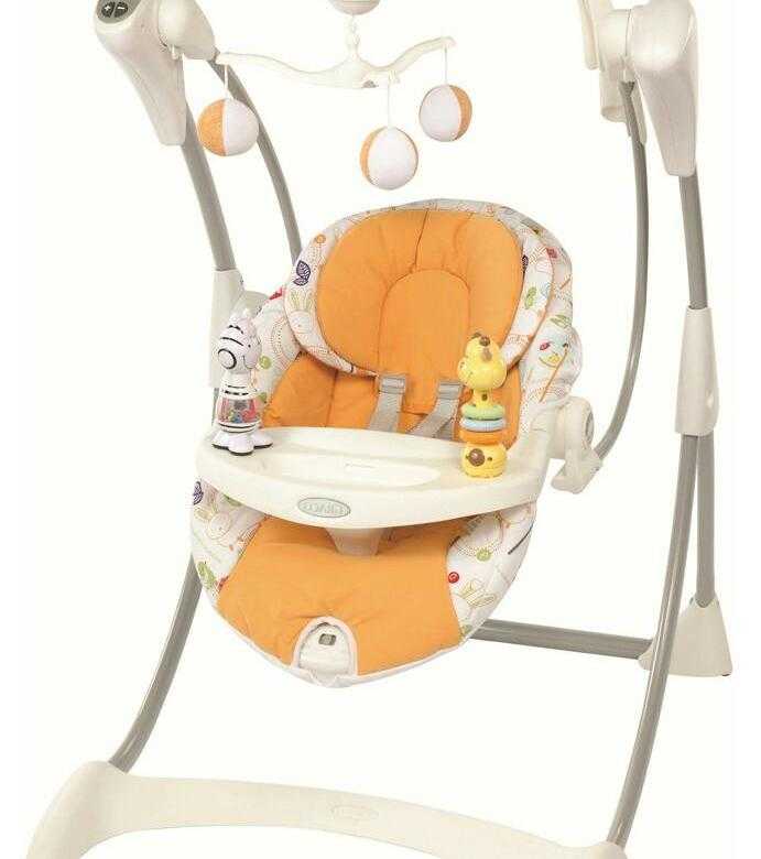 Детские качели graco (64 фото): грако для новорожденных, инструкция электронных качель sweetpeace и silhouette