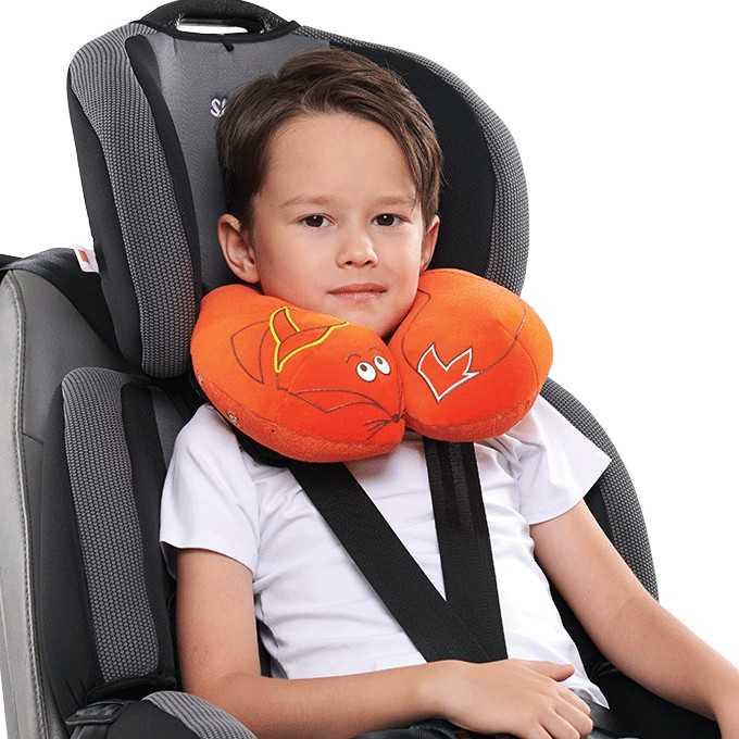 Детская подушка для автокресла: подголовник для ребенка в машину, ортопедический вариант для автомобильного кресла