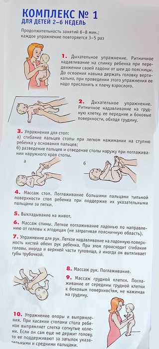 Массаж для новорожденных в домашних условиях
