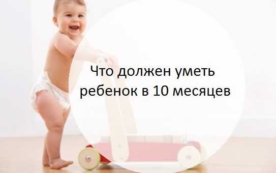 Что должен уметь ребенок в 10 месяцев: развитие малыша по возрасту