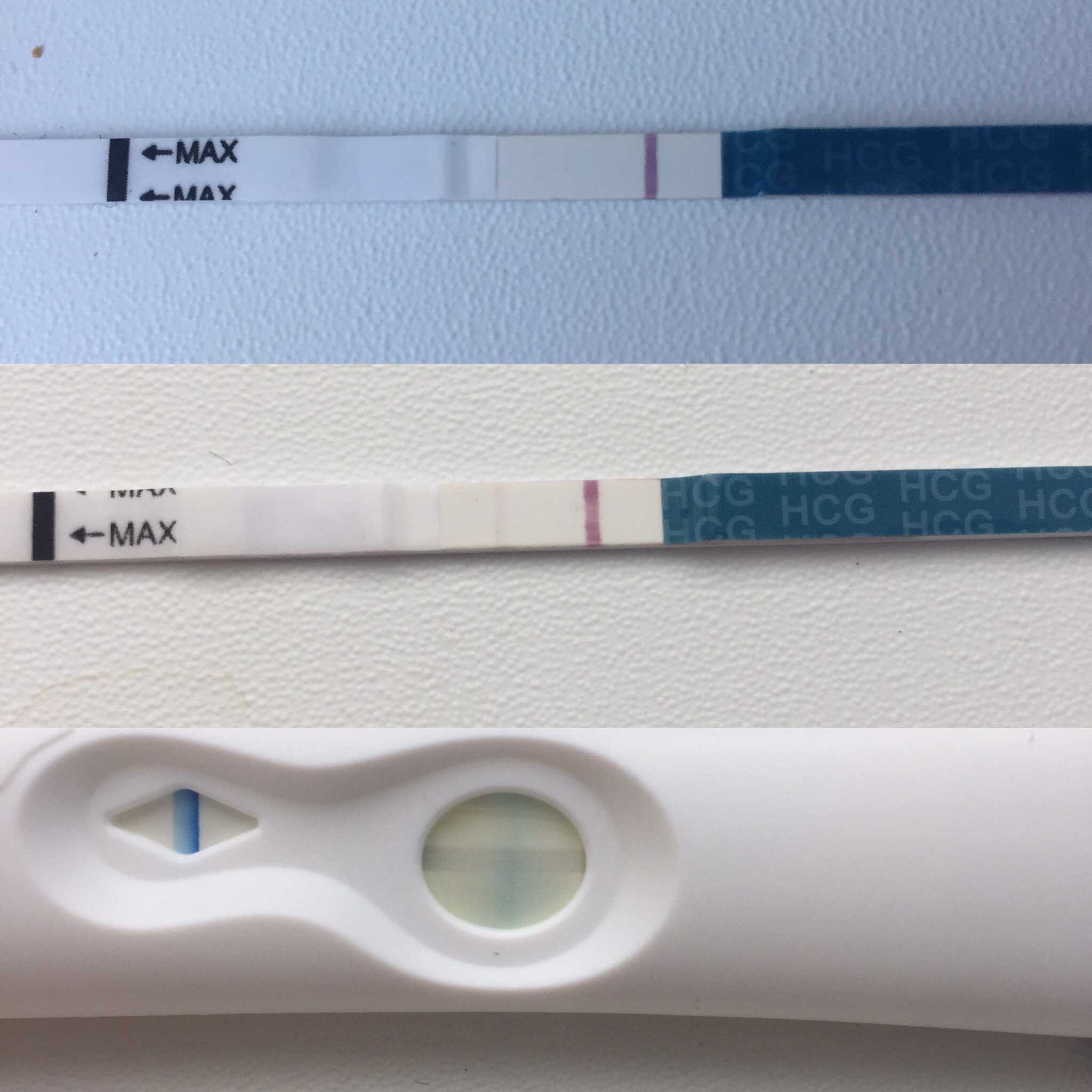 Какими будут полоски на тесте беременности
